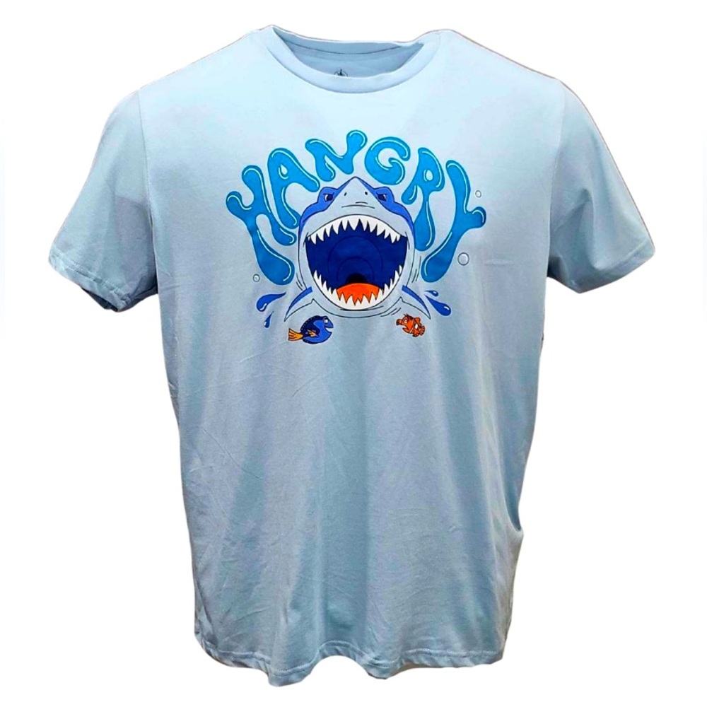 Disney Parks Finding Nemo Hangry Bruce Shark Blue T-Shirt Adult Unisex NWT WDW